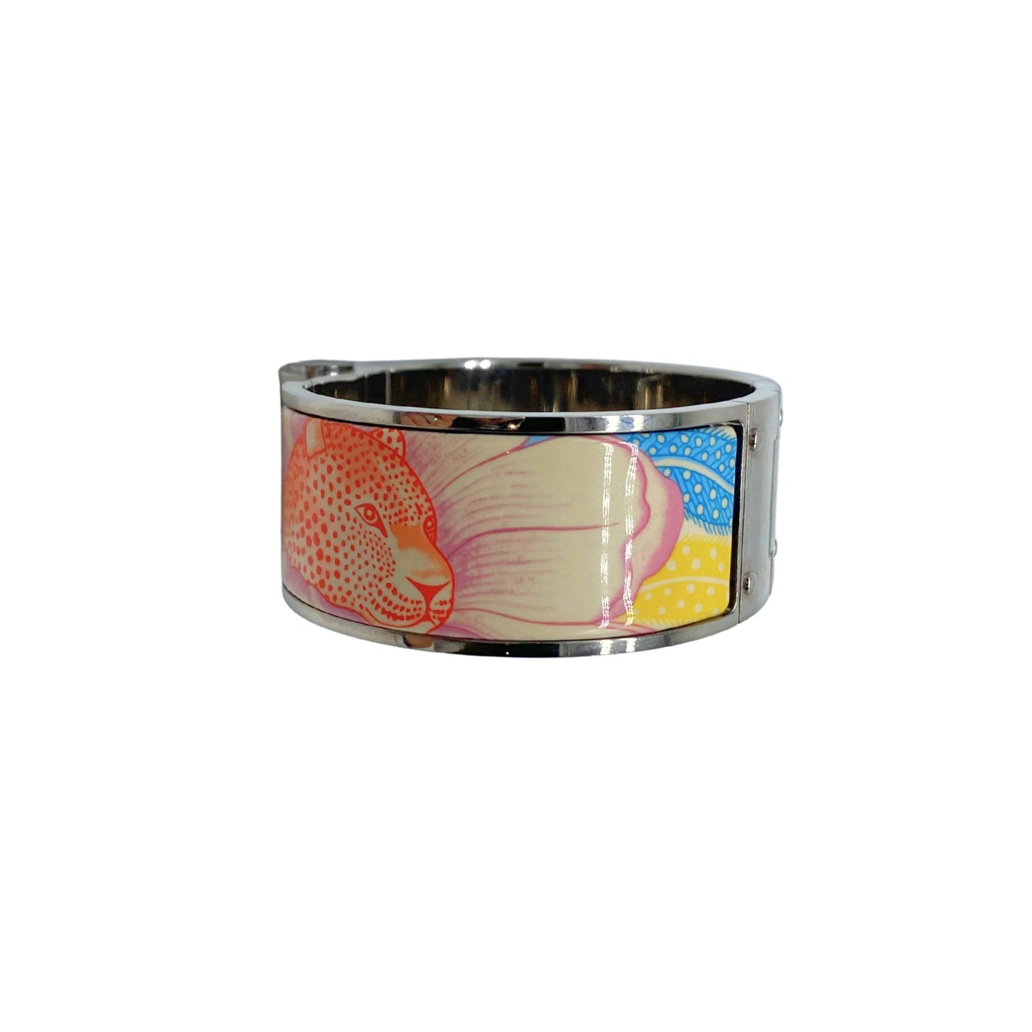 Hermes Baobab Cat Wide Charnière Hinge Bracelet