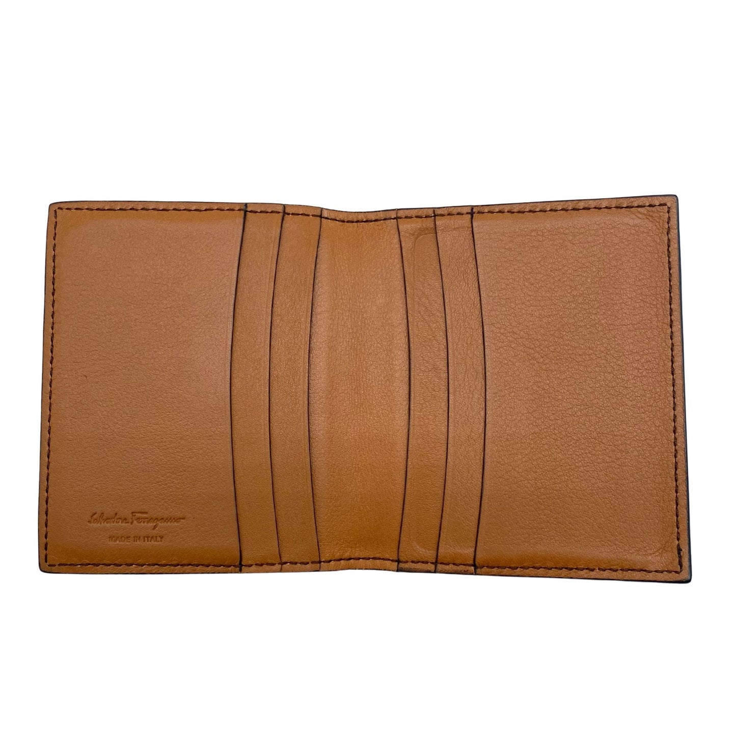 Ferragamo Camel Card Holder