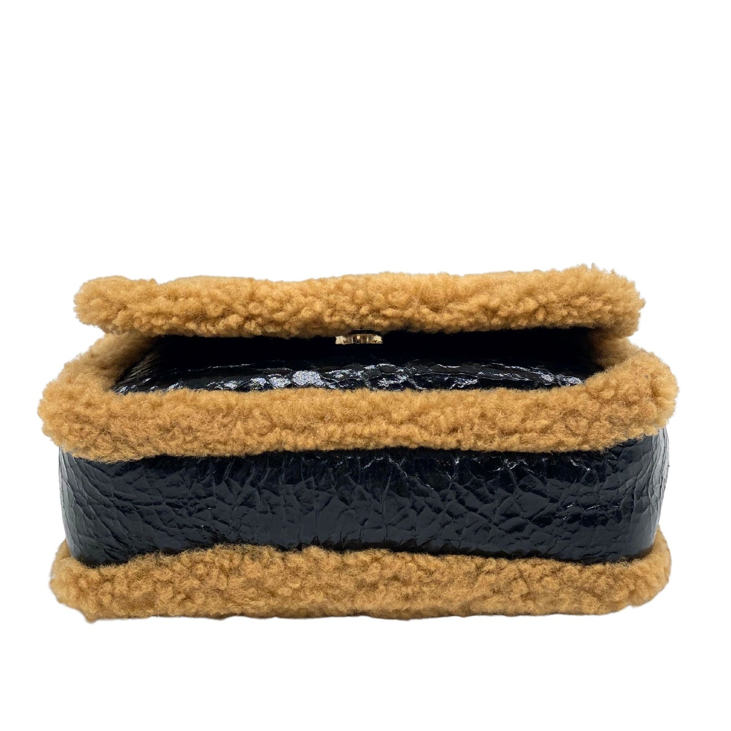 Chanel Mania Flap Small Crumpled Leather