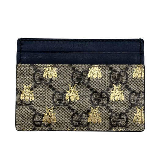 Gucci Bee Supreme Monogram Card