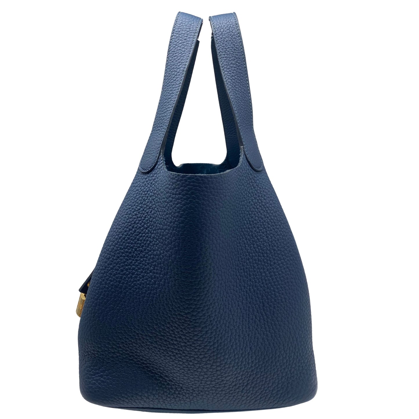 Hermes Picotin 22 Blue Gold Hardware