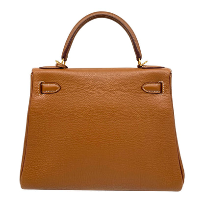 Hermes Kelly 28 Gold Togo Gold Hardware
