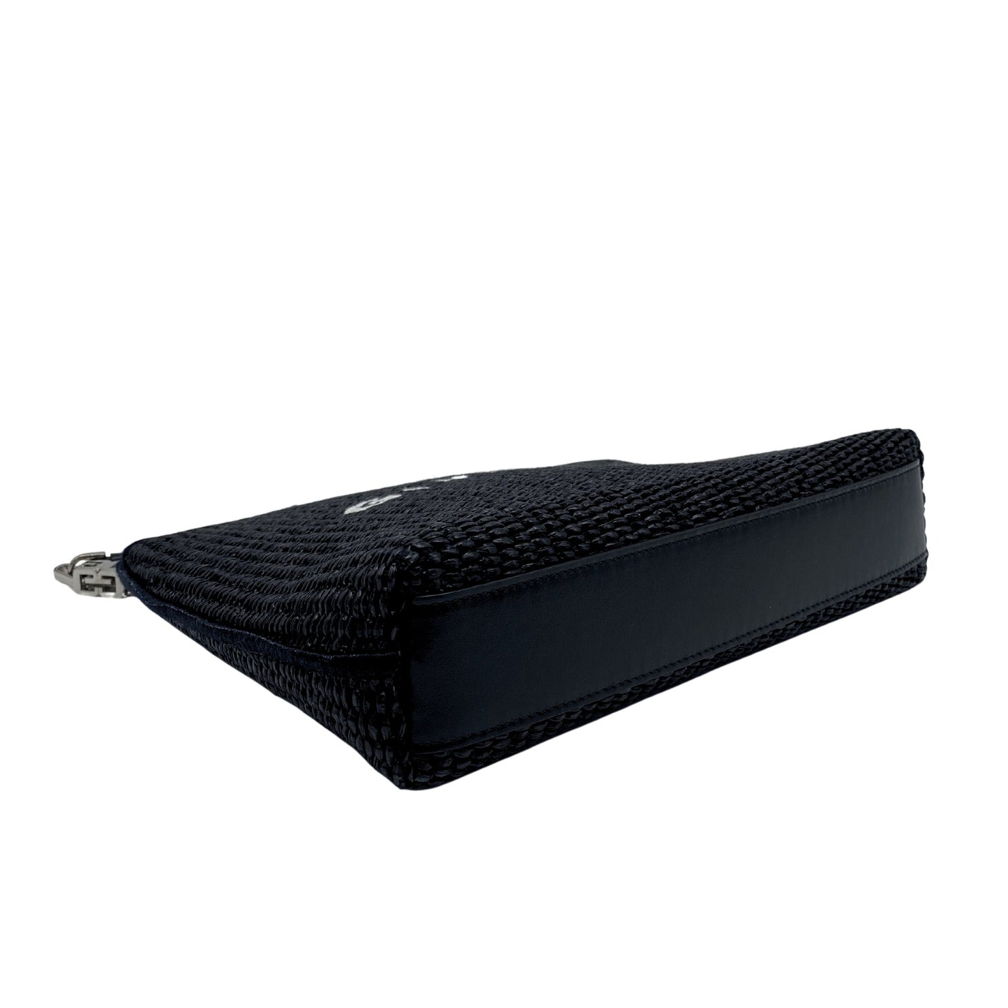 Givenchy Black Travel Raffia Pouch