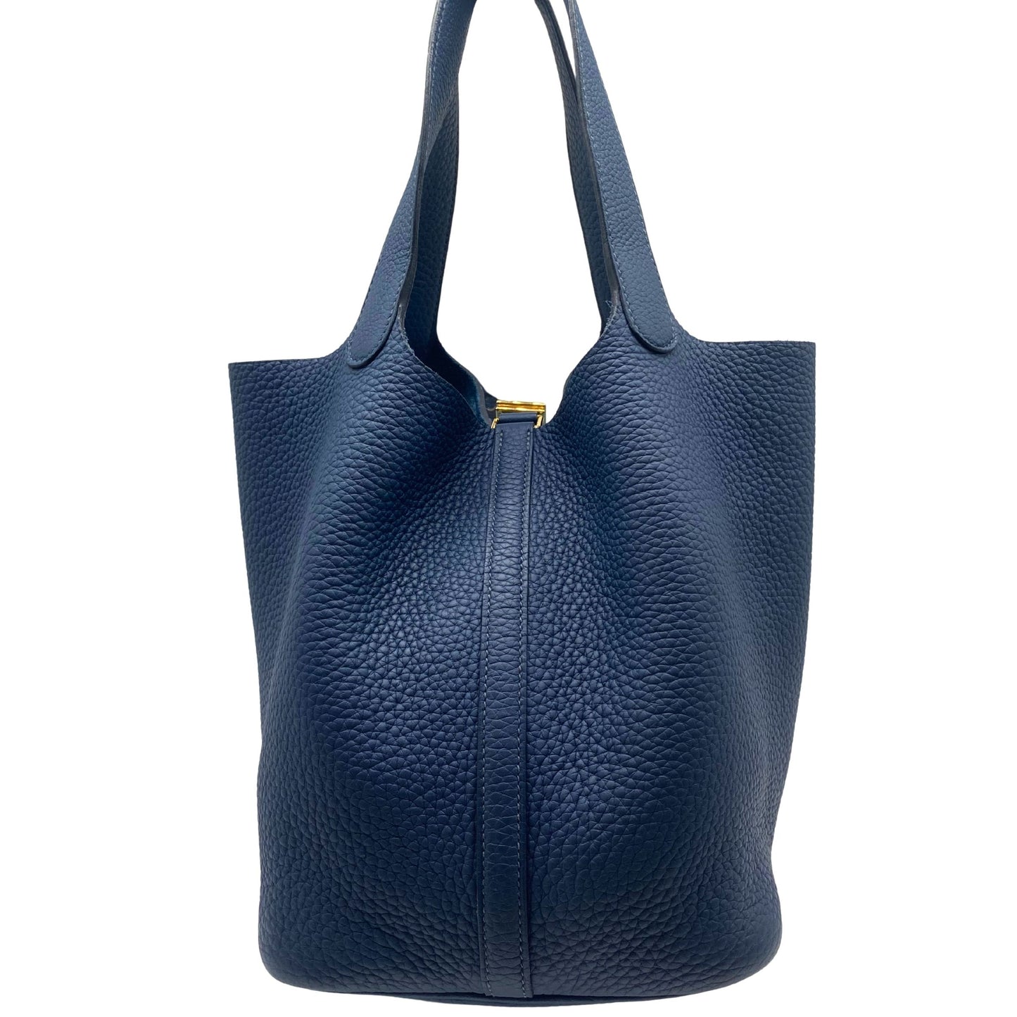 Hermes Picotin 22 Blue Gold Hardware