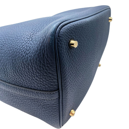 Hermes Picotin 22 Blue Gold Hardware