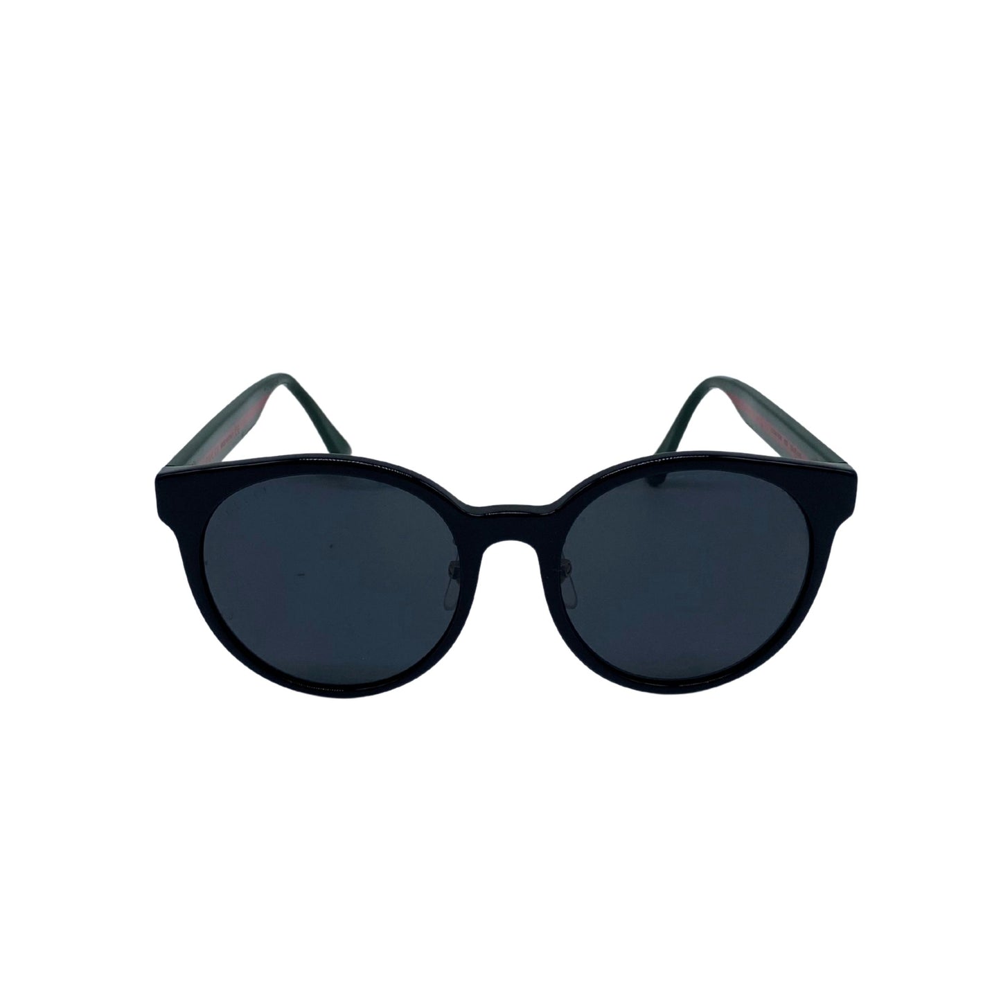 Gucci Red/Green Arms Rounded Sunglasses