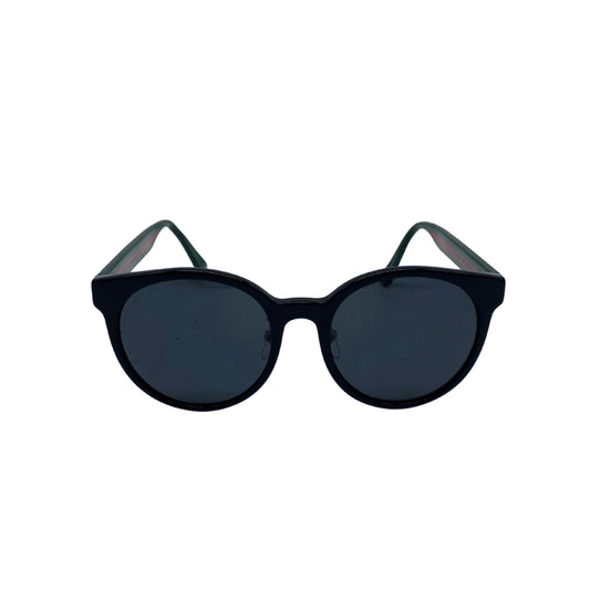 Gucci Red/Green Arms Rounded Sunglasses