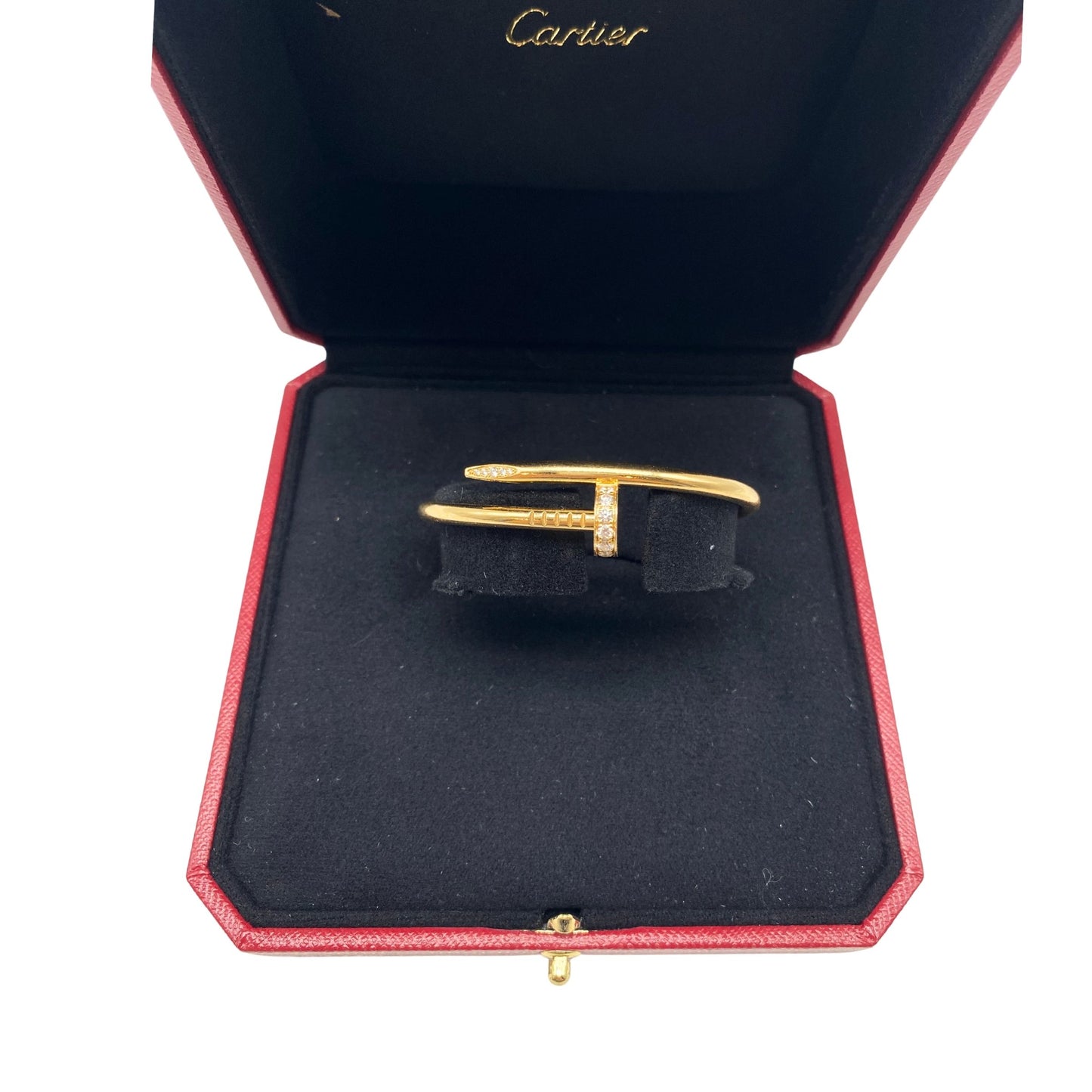 Cartier Juste Un Clou Bracelet, Yellow Gold with Diamonds