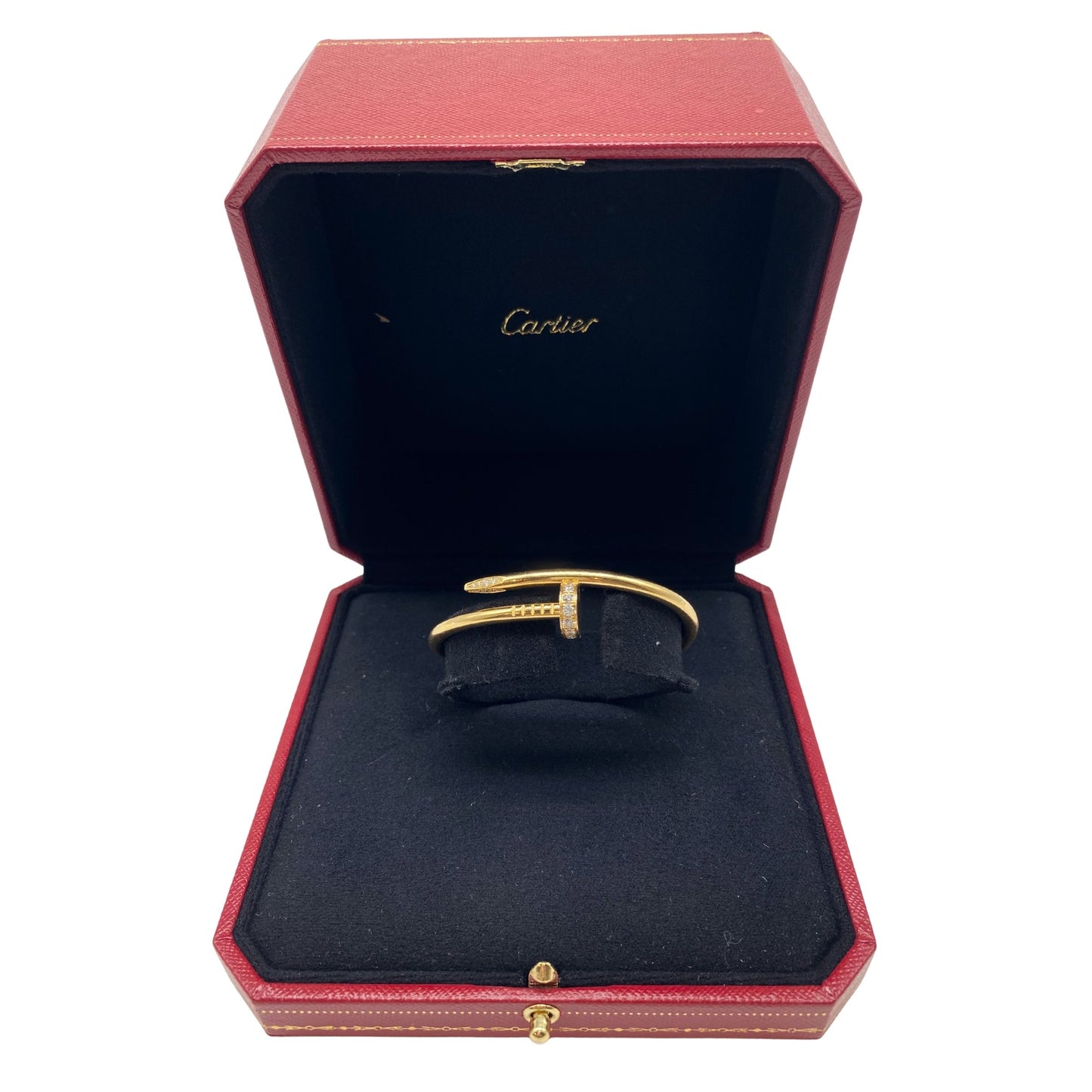 Cartier Juste Un Clou Bracelet, Yellow Gold with Diamonds