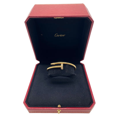 Cartier Juste Un Clou Bracelet, Yellow Gold with Diamonds