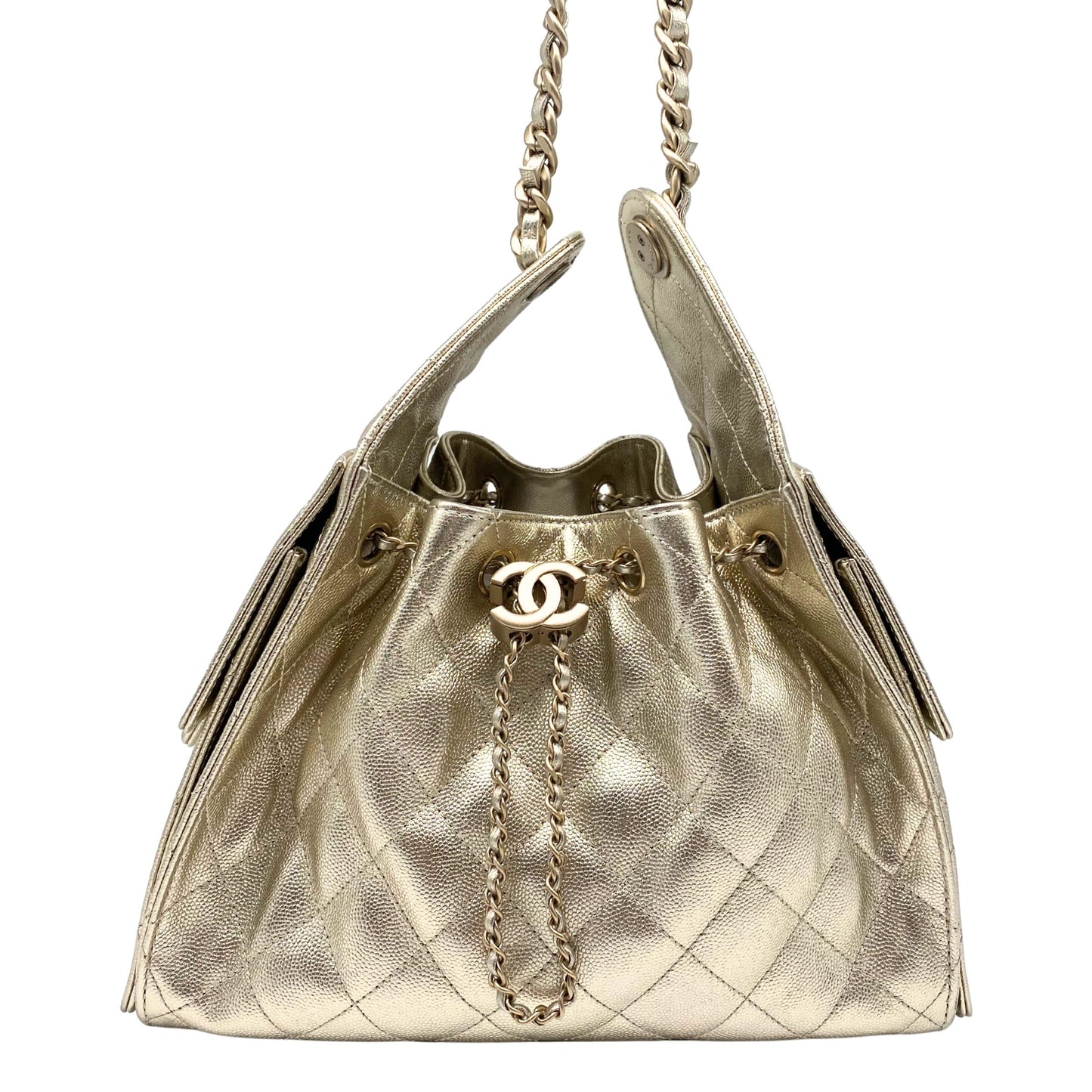 Chanel 25 Small Gold