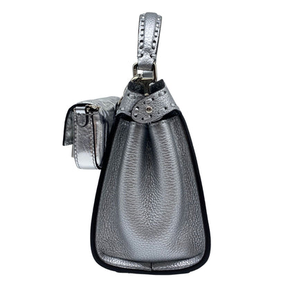 Fendi Mini Peekaboo Silver