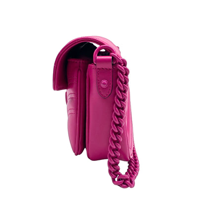Gucci Marmont Pink w/ webbed strap
