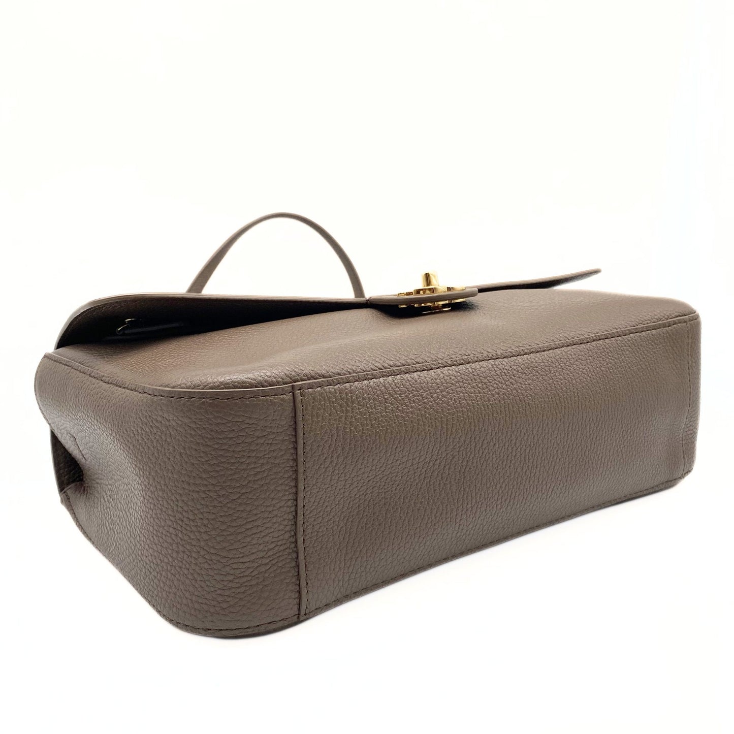 Chanel Grained Calfskin Small Souplissimo Maxi Flap Light Brown