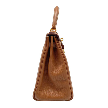 Hermes Kelly 28 Gold Togo Gold Hardware