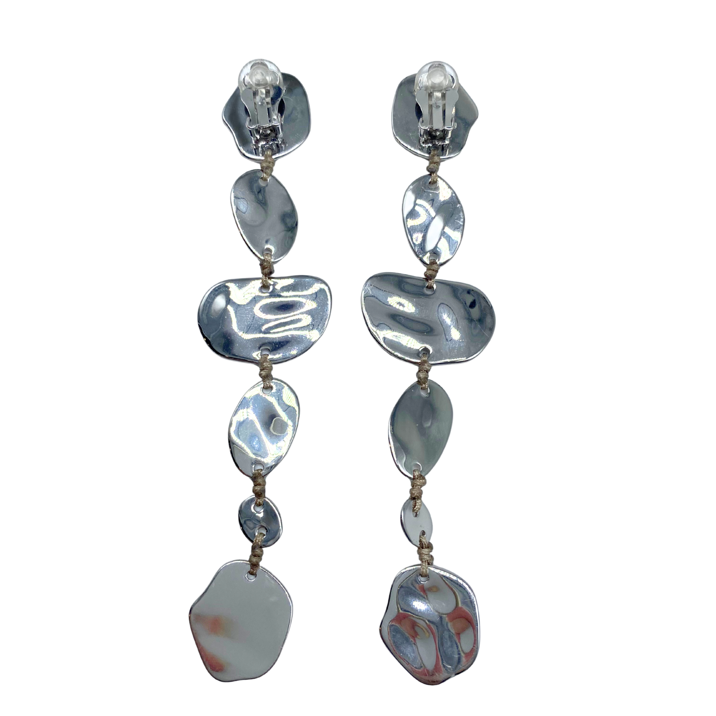 Cult Gaia Val Linear Drop Clip-On Earrings