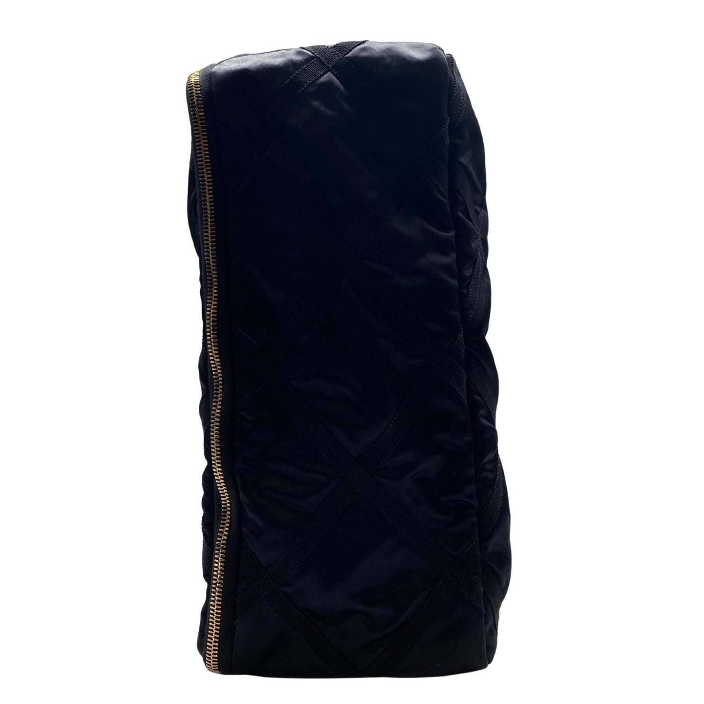 Chanel Black Nylon Travel Bag Brushed Gold Hardware