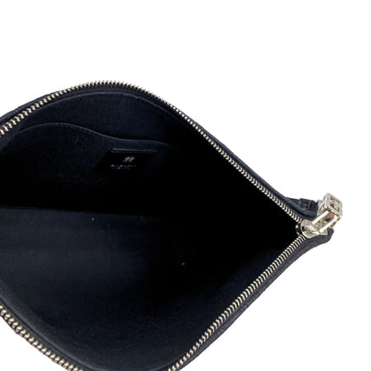 Givenchy Black Travel Raffia Pouch