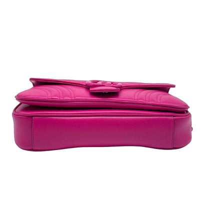 Gucci Marmont Pink w/ webbed strap