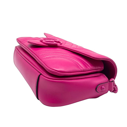 Gucci Marmont Pink w/ webbed strap