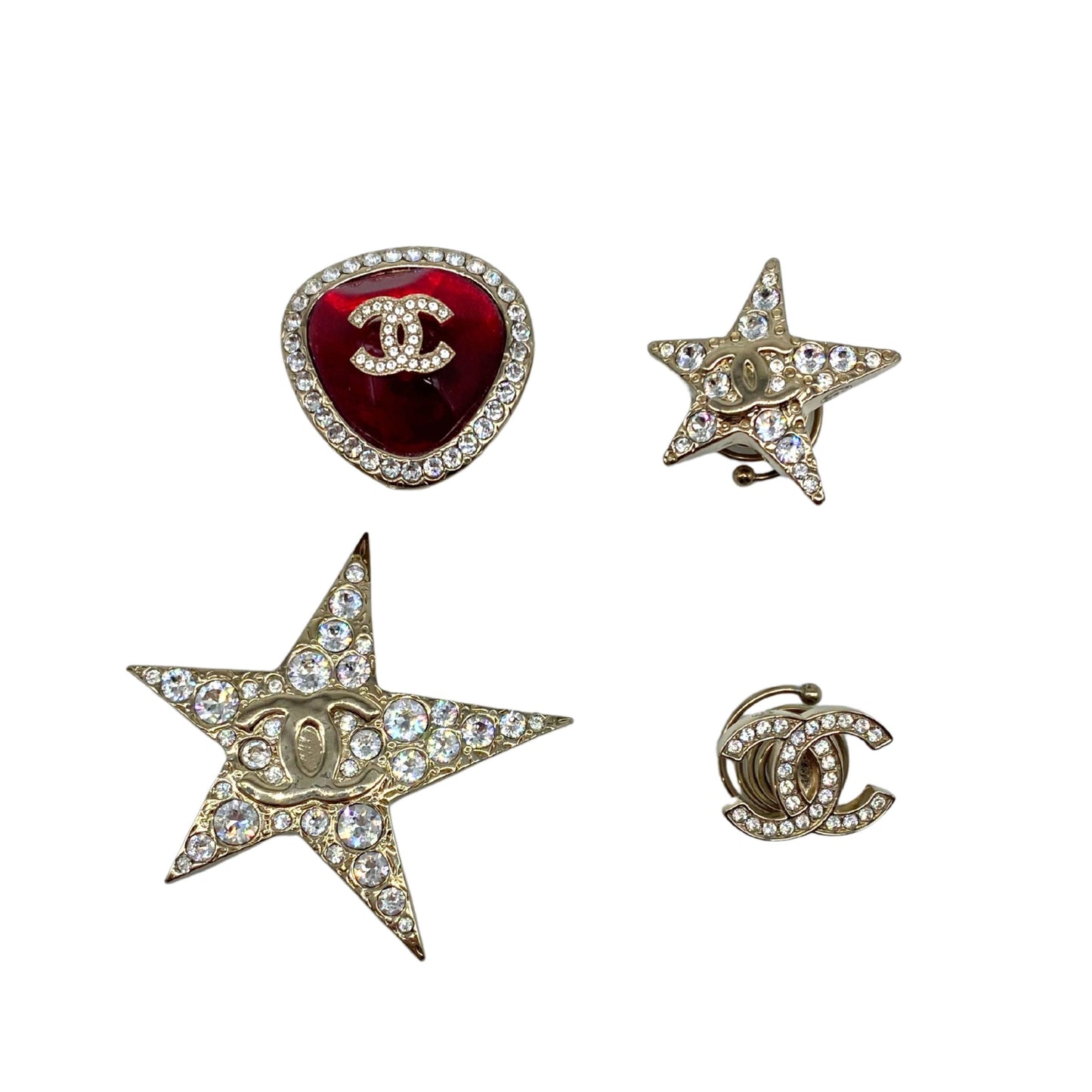 Chanel Star Motif Hair Pin Set of 4 ‘ 22C