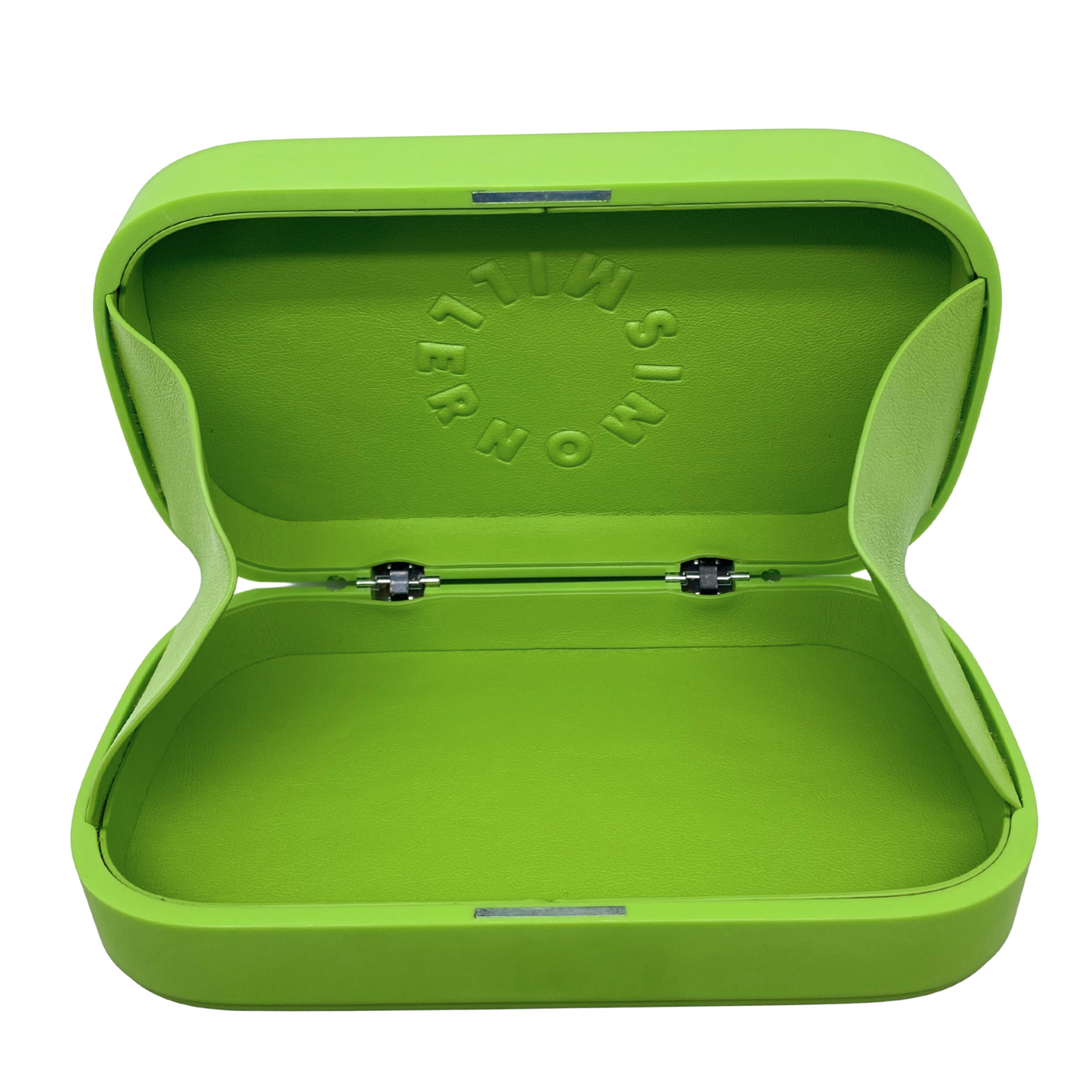 Simon Miller Green Rubber Pill Clutch