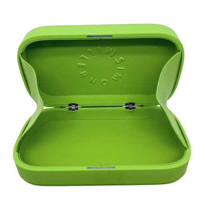 Simon Miller Green Rubber Pill Clutch