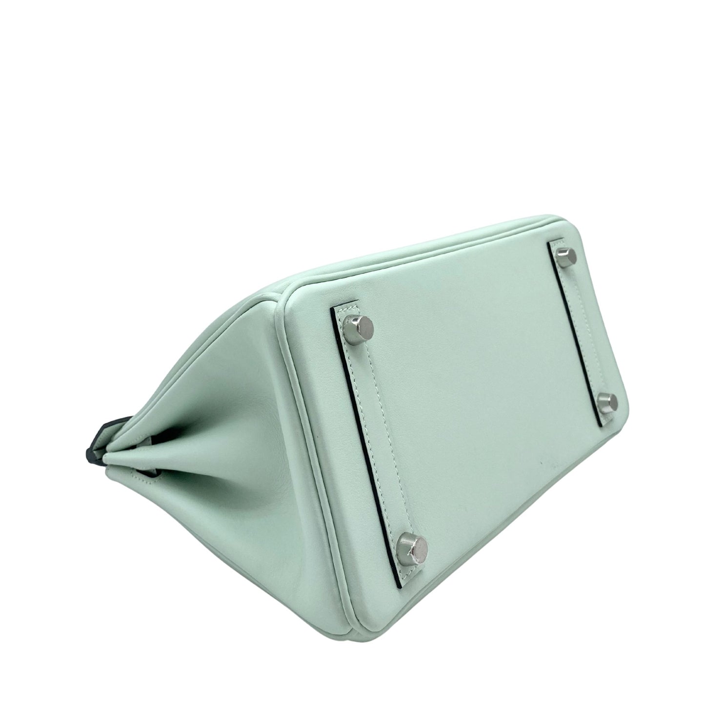 Birkin 25 Peppermint Swift Palladium Hardware