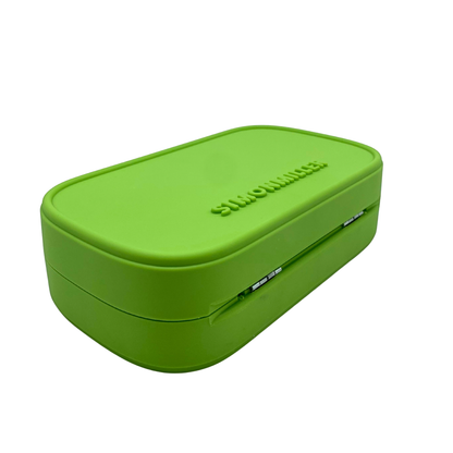 Simon Miller Green Rubber Pill Clutch