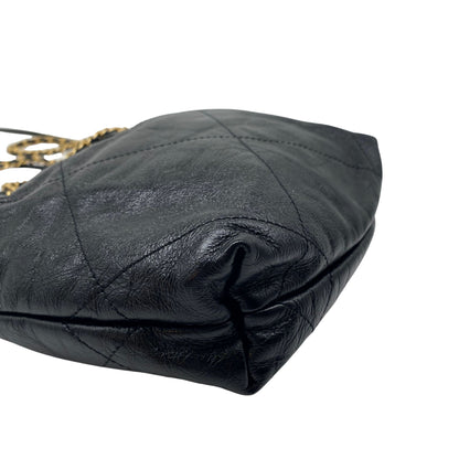 Chanel 22 Mini Black w/ Gold Hardware & Pearls