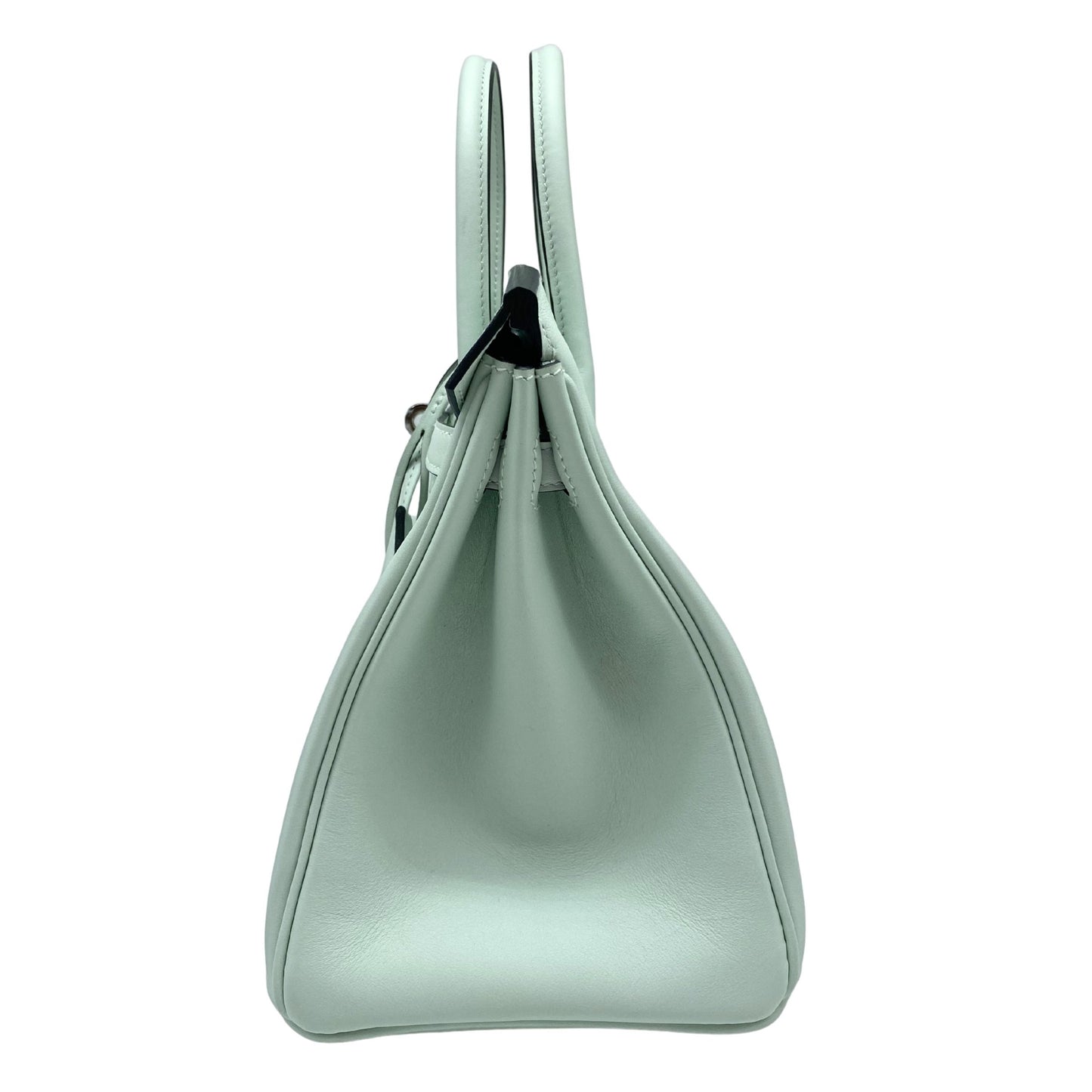 Birkin 25 Peppermint Swift Palladium Hardware