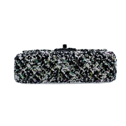 Chanel Mini Sequin Rectangle Single Flap Bag