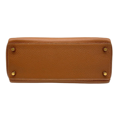 Hermes Kelly 28 Gold Togo Gold Hardware