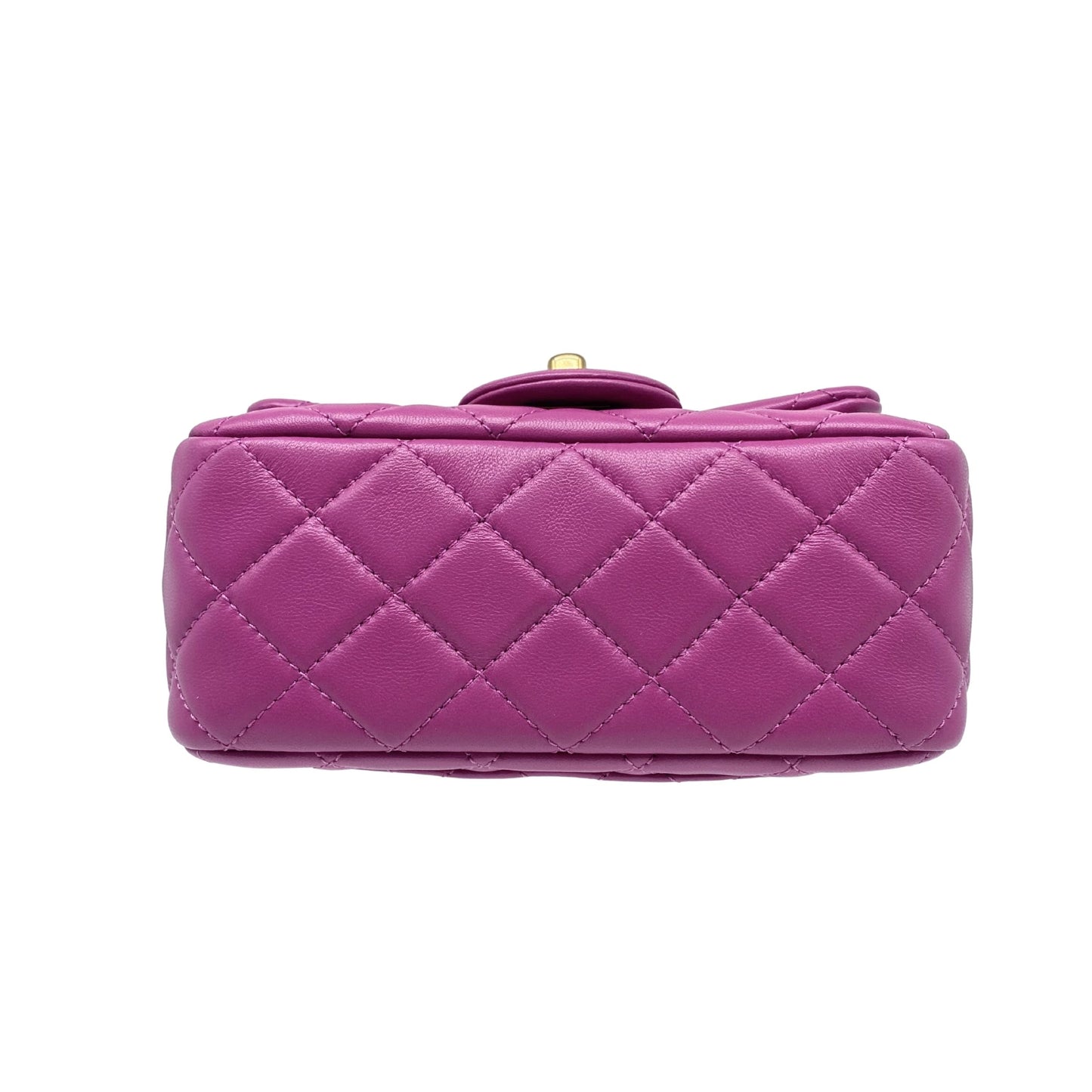 Chanel Purple Mini Square Pearl