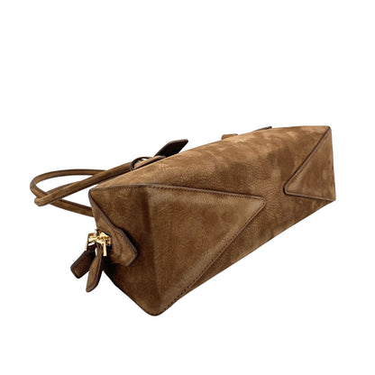 Alaïa Le Teckel Brown Suede Medium Bag