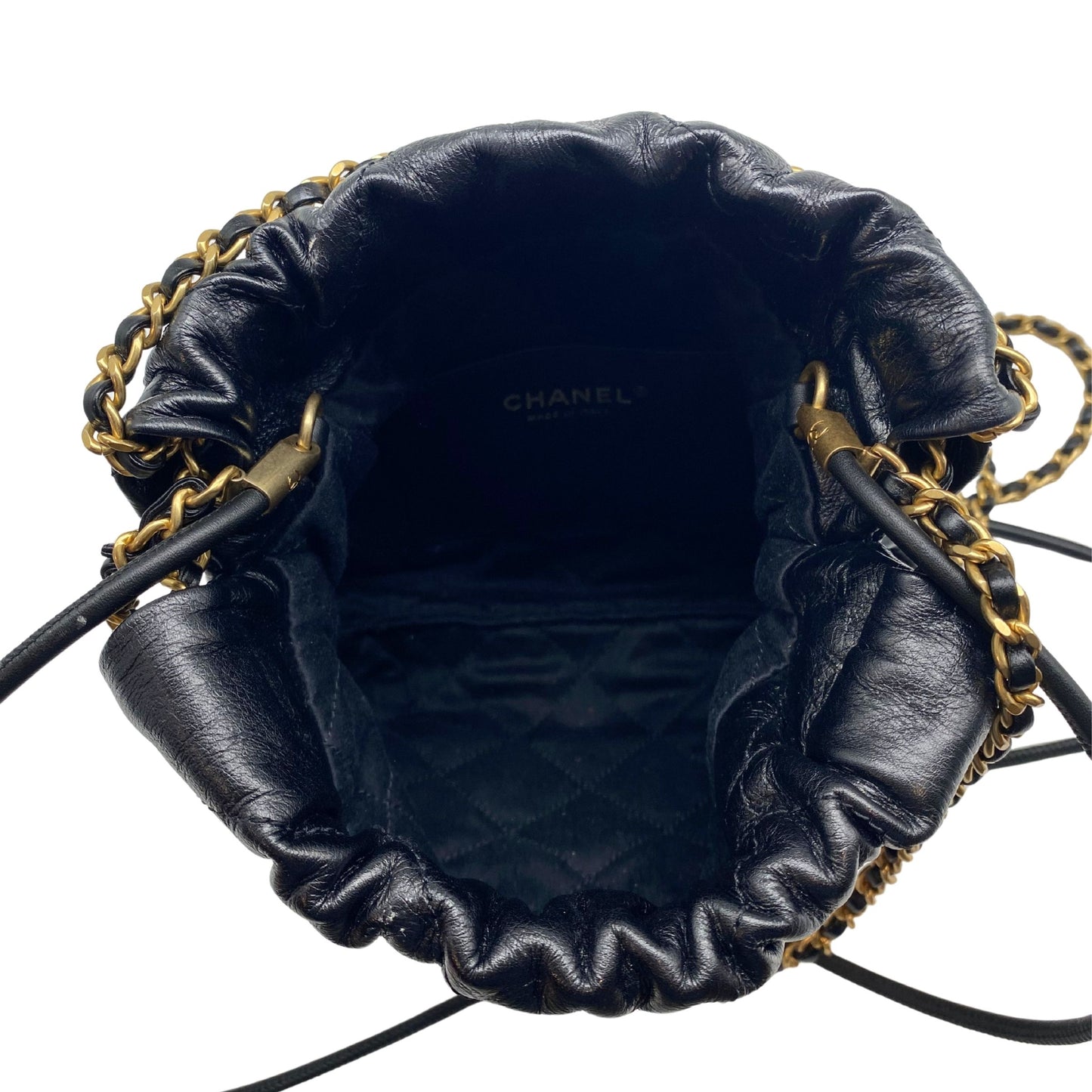 Chanel 22 Mini Black w/ Gold Hardware & Pearls