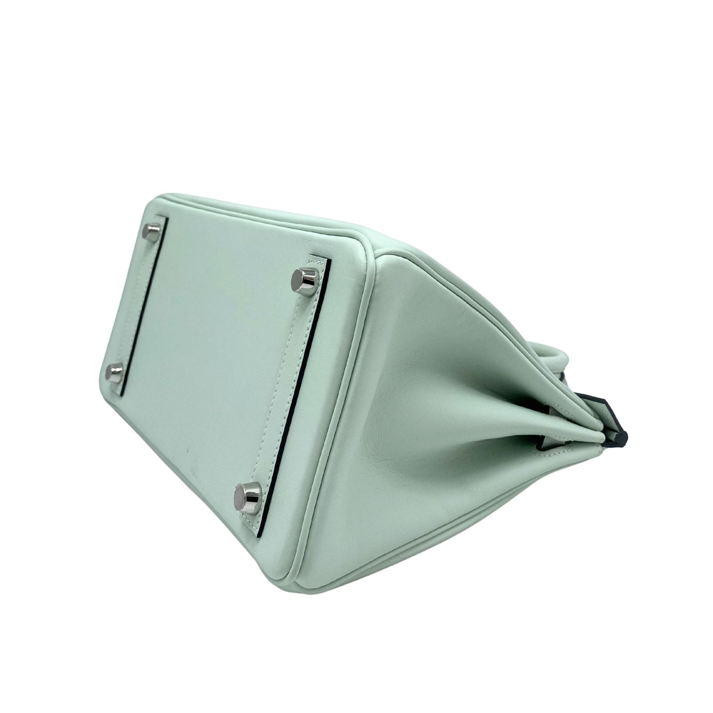 Birkin 25 Peppermint Swift Palladium Hardware