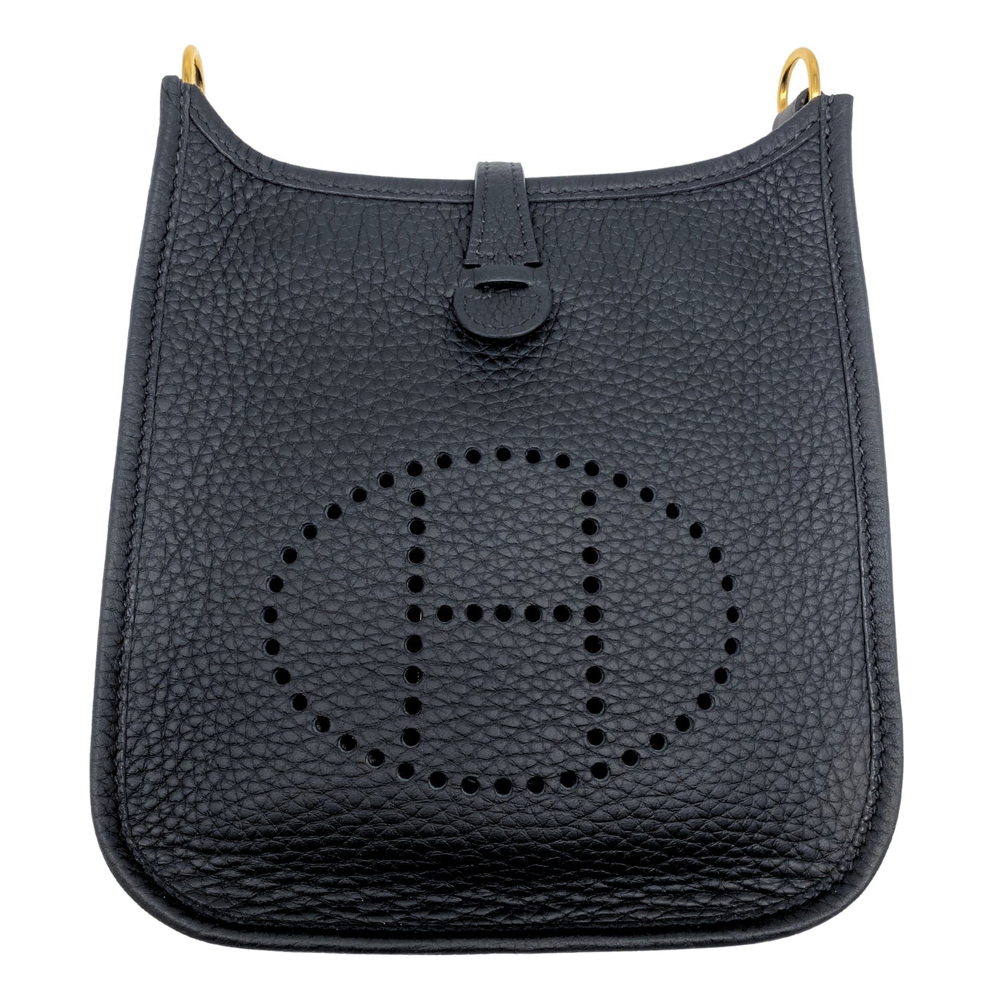 Hermes TPM Black w/ Gold Hardware