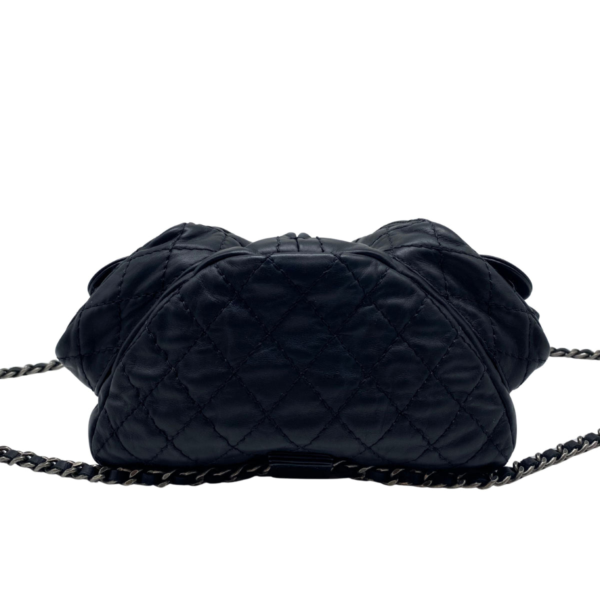 Chanel Backpack Is Back Black w/ Aged Silver Hardware