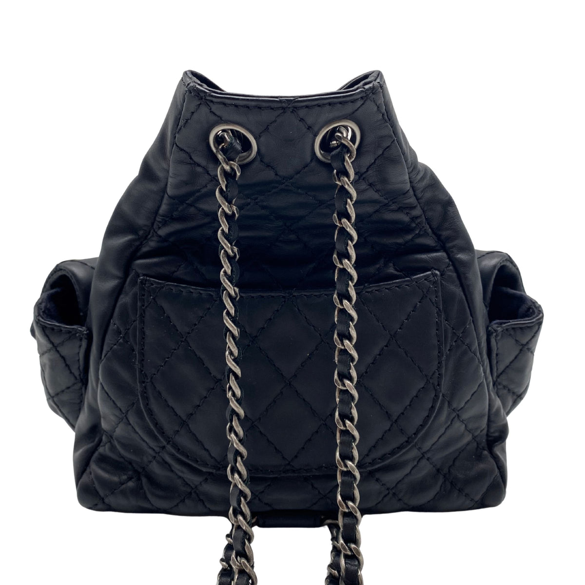 Chanel Backpack Is Back Black w/ Aged Silver Hardware