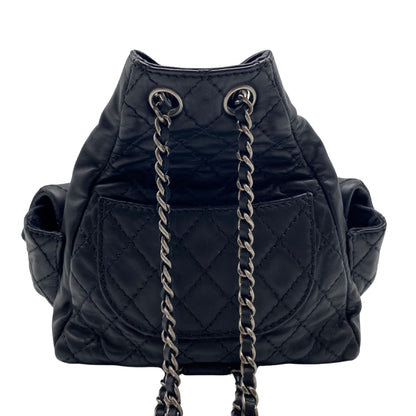 Chanel Backpack Is Back Black w/ Aged Silver Hardware