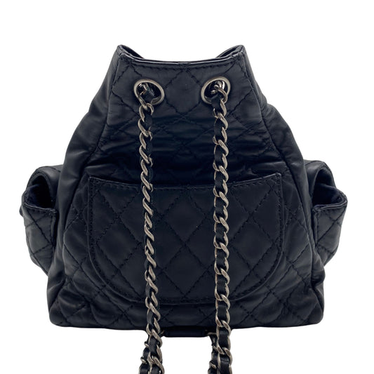 Chanel Backpack Is Back Black w/ Aged Silver Hardware
