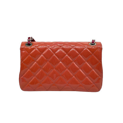 Chanel Coco Shine Orange/Pink Patent Leather