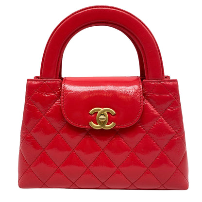 Chanel Nano Kelly Shopper Red