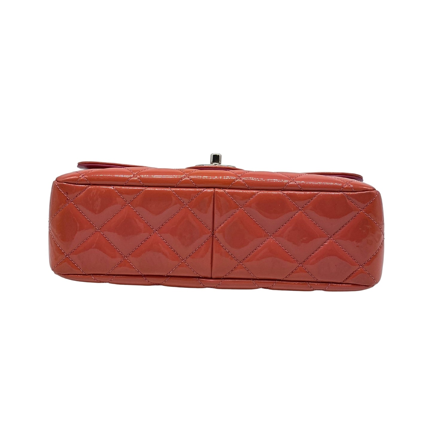 Chanel Coco Shine Orange/Pink Patent Leather