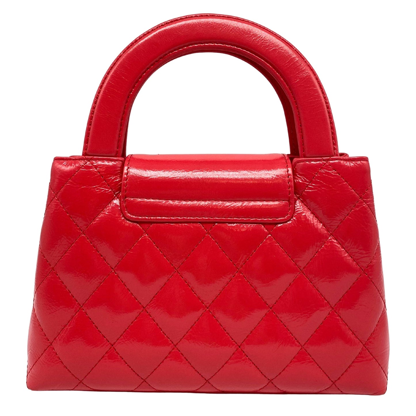 Chanel Nano Kelly Shopper Red