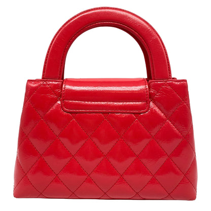 Chanel Nano Kelly Shopper Red