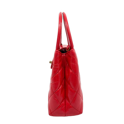 Chanel Nano Kelly Shopper Red