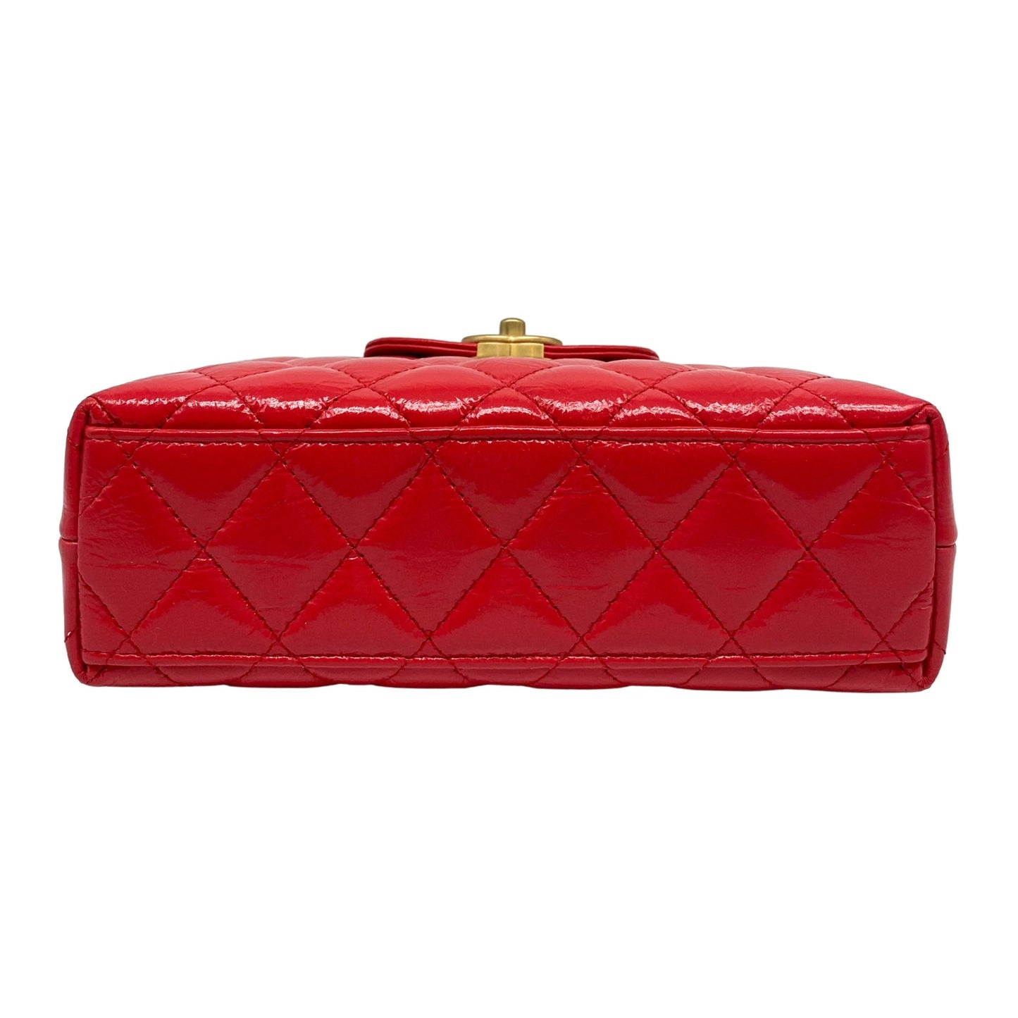 Chanel Nano Kelly Shopper Red