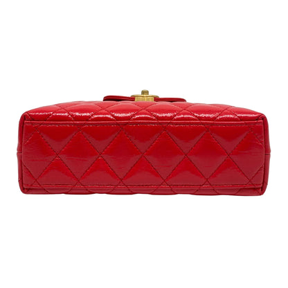 Chanel Nano Kelly Shopper Red